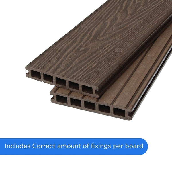 Composite Decking – Golden Oakwood