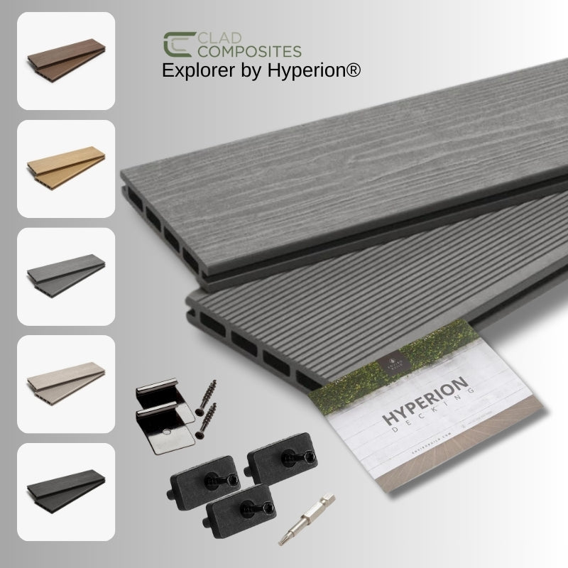 Composite Decking Kit 4m2 Explorer by Hyperion®